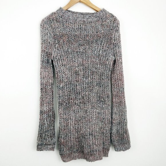 Anthropologie Mih Jeans Linen Bell Marled Sweater - Picture 2 of 10